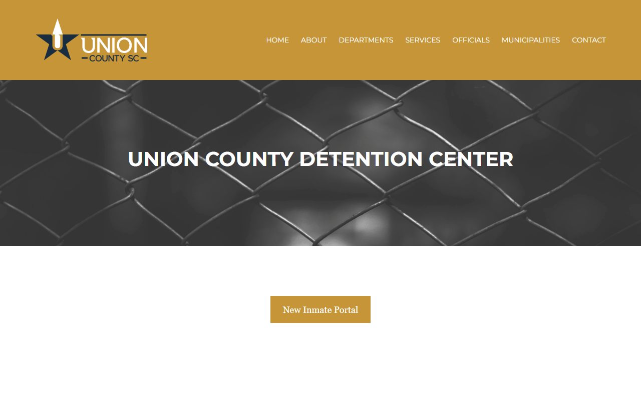 Union County Detention Center inmate population and facility information page